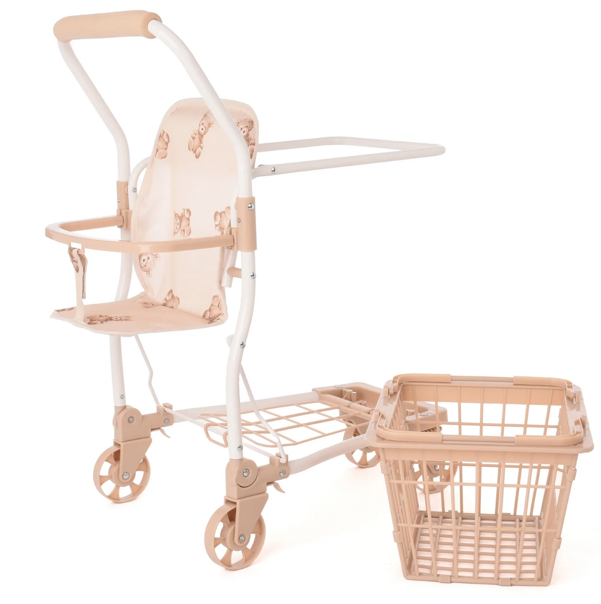 PRE ORDER Roma Teddy Dolls Shopping Trolly