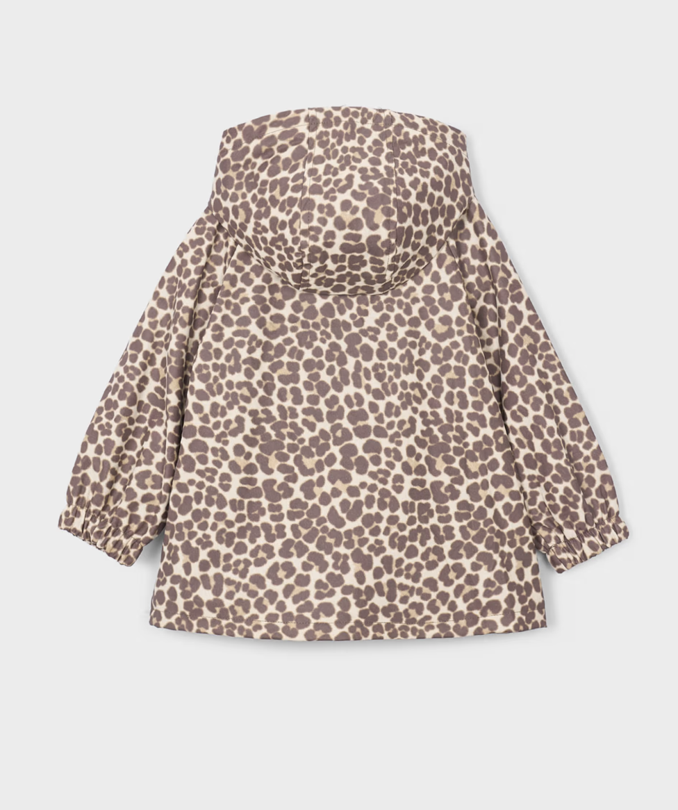 Mayoral Girls Leopard Print Fleeced Raincoat 4424