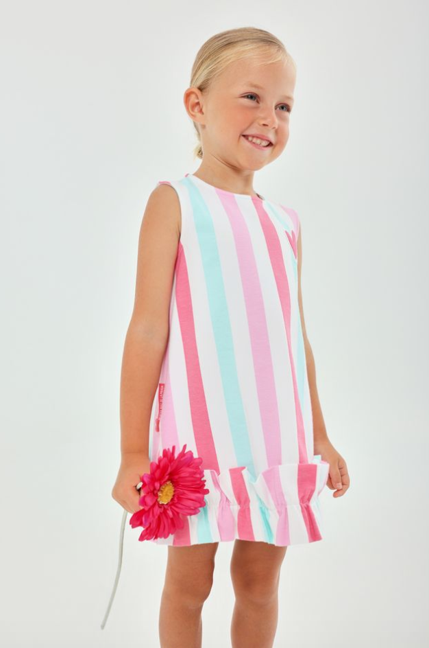 Agatha Ruiz De La Prada Multicoloured Stripe Dress 8283
