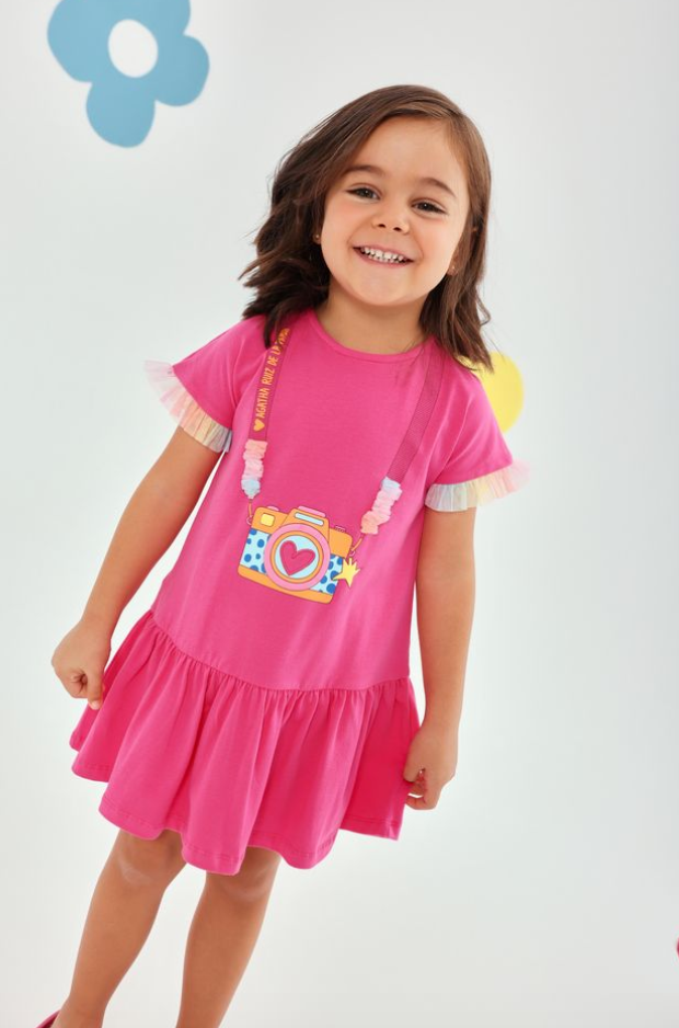 Agatha Ruiz De La Prada Fuchsia Tulle Dress 8209