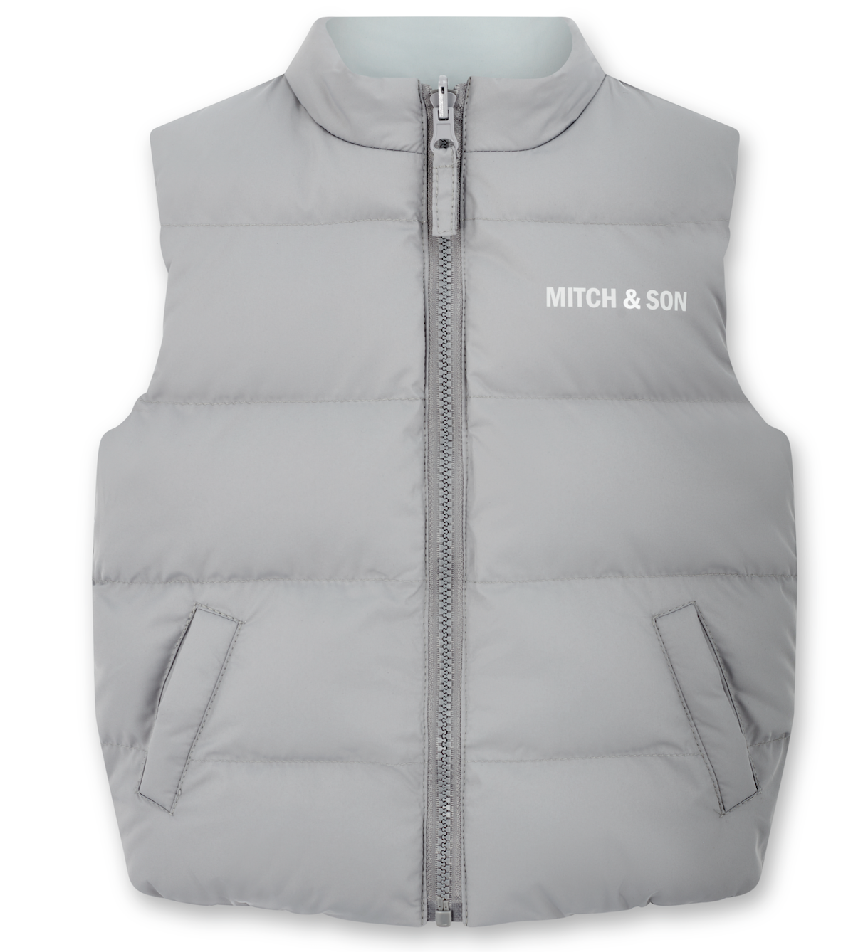 PRE ORDER Mitch & Son Grey Reversible Gilet Tristan