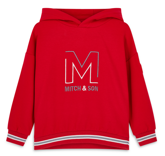 PRE ORDER Mitch & Son Red Hooded Tracksuit Tate