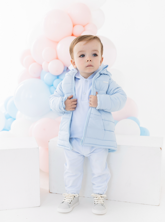 PRE ORDER Blues Baby Boys Blue Quilted Jacket BB3249