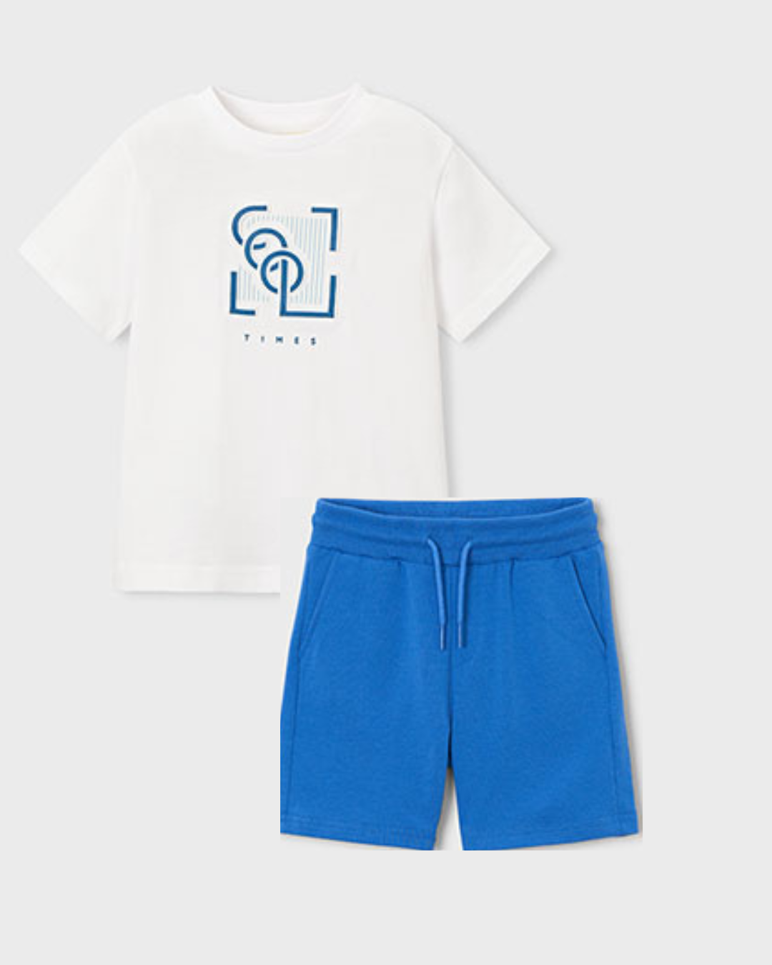 Mayoral Boys Bright Blue Short Set 3058 611
