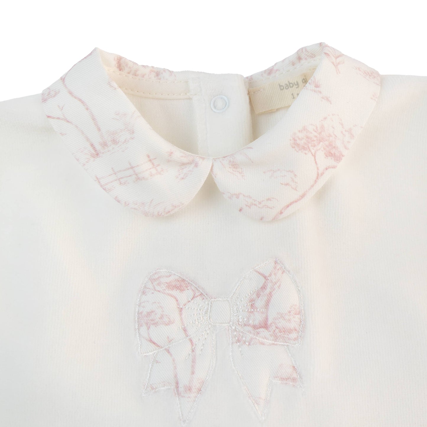 Baby Gi Girls Ivory Vintage Print Two Piece Set VT55G