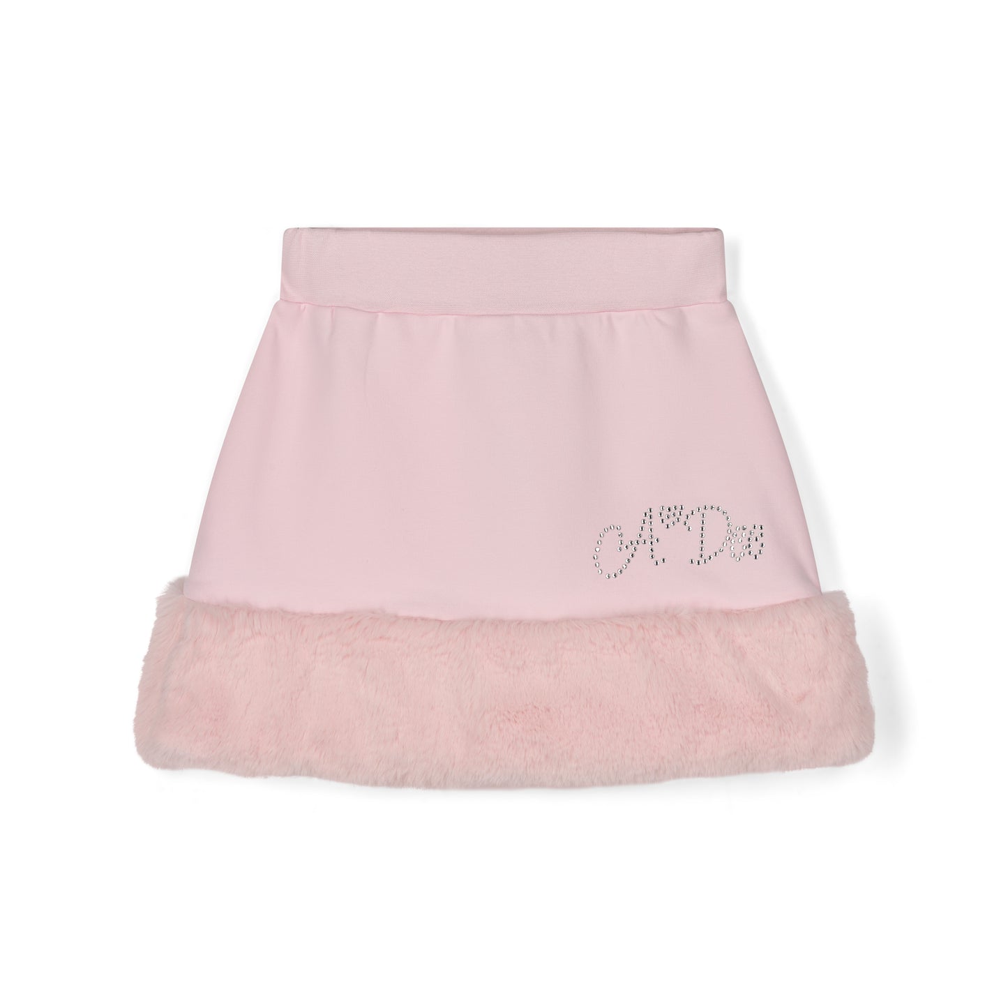 PRE ORDER ADee Girls Pink Fur Skirt Set Andrea