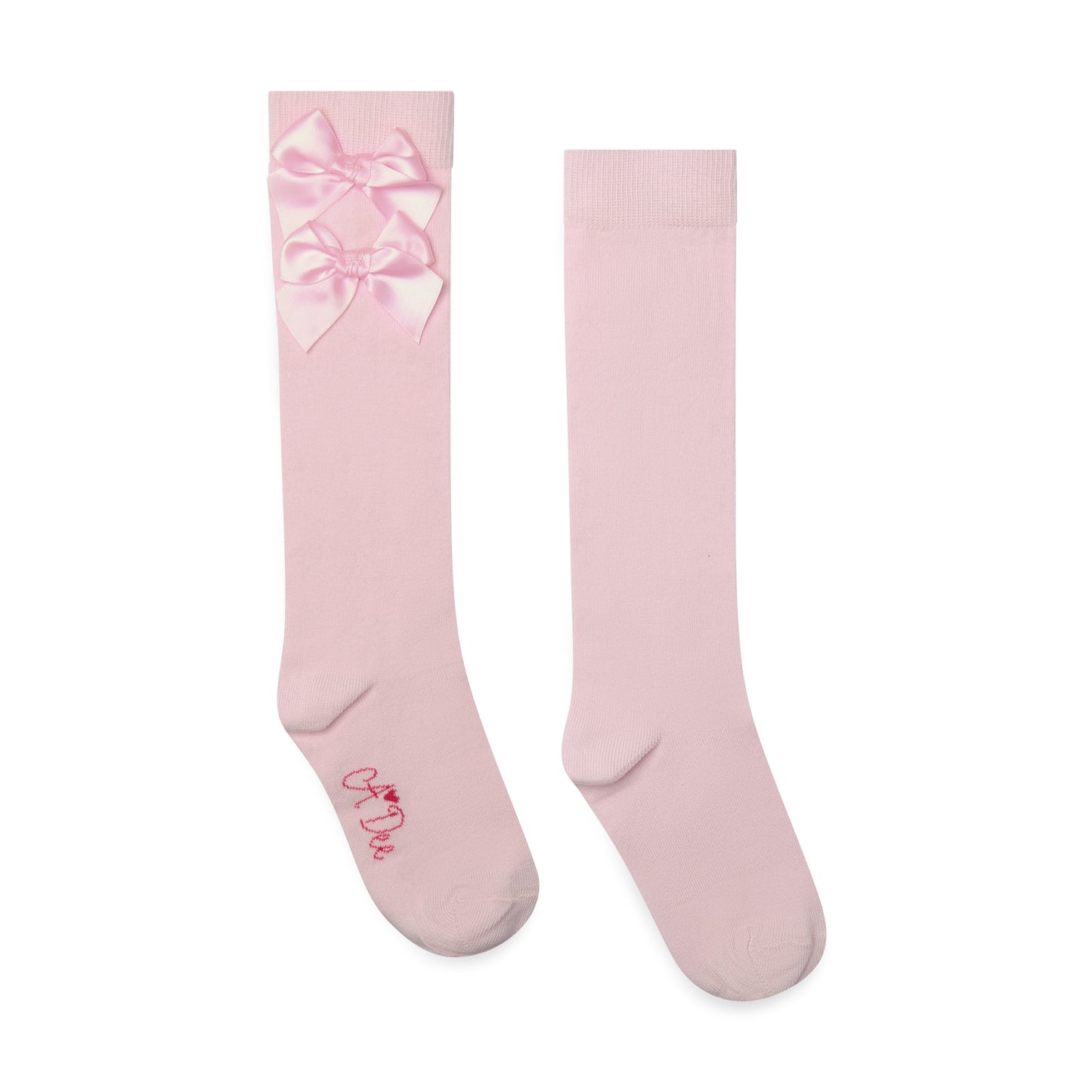 PRE ORDER ADee Girls Pink Bow Knee High Sock Ariel