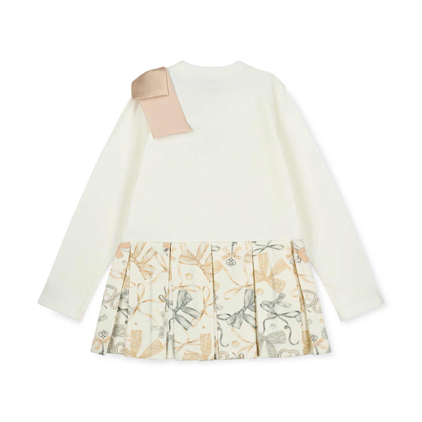 PRE ORDER ADee Girls White Bow Print Frill Legging Set Blake