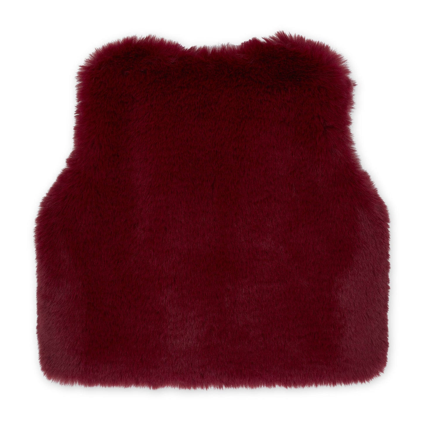 PRE ORDER ADee Girls Dark Cherry Fur Gilet Anna