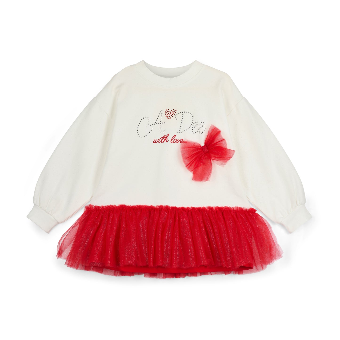 PRE ORDER ADee Girls Red Tulle Legging Set Bonnie