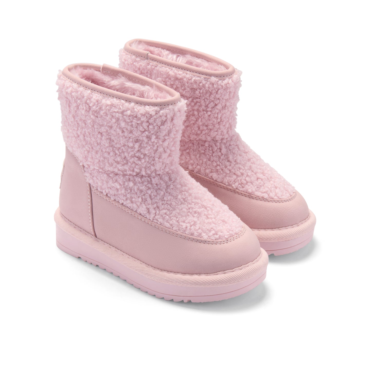 PRE ORDER ADee Girls Pink Boucle Fur Boot Teddie