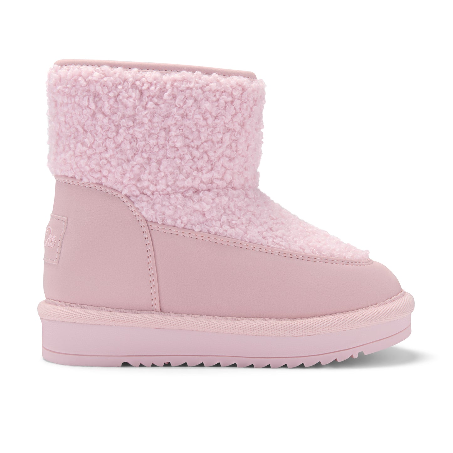 PRE ORDER ADee Girls Pink Boucle Fur Boot Teddie