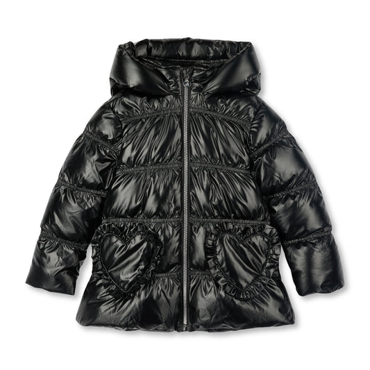 PRE ORDER ADee Girls Black Short Heart Jacket Luna