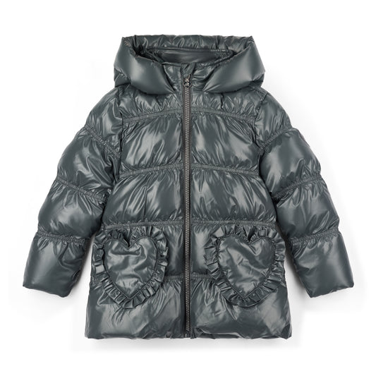 PRE ORDER ADee Girls Grey Short Heart Jacket Luna