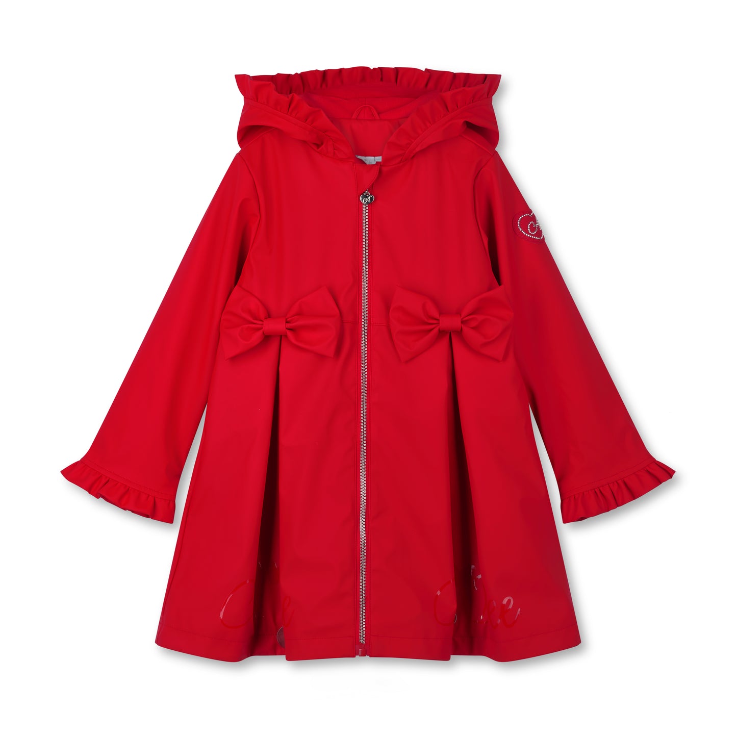PRE ORDER ADee Girls Red Bow Raincoat Nova