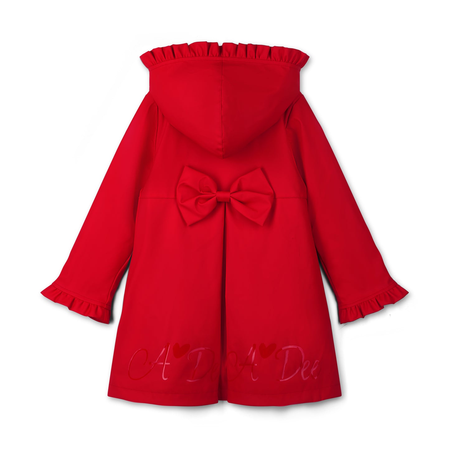 PRE ORDER ADee Girls Red Bow Raincoat Nova