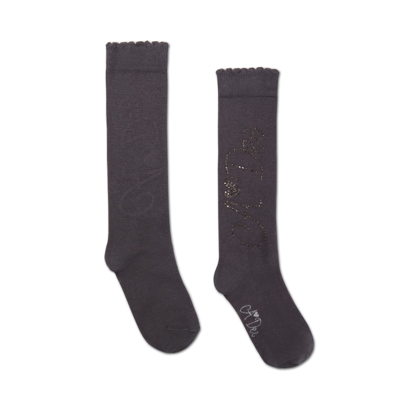 PRE ORDER ADee Girls Grey Knee High Sock Seren