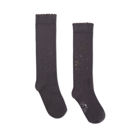 PRE ORDER ADee Girls Grey Knee High Sock Seren