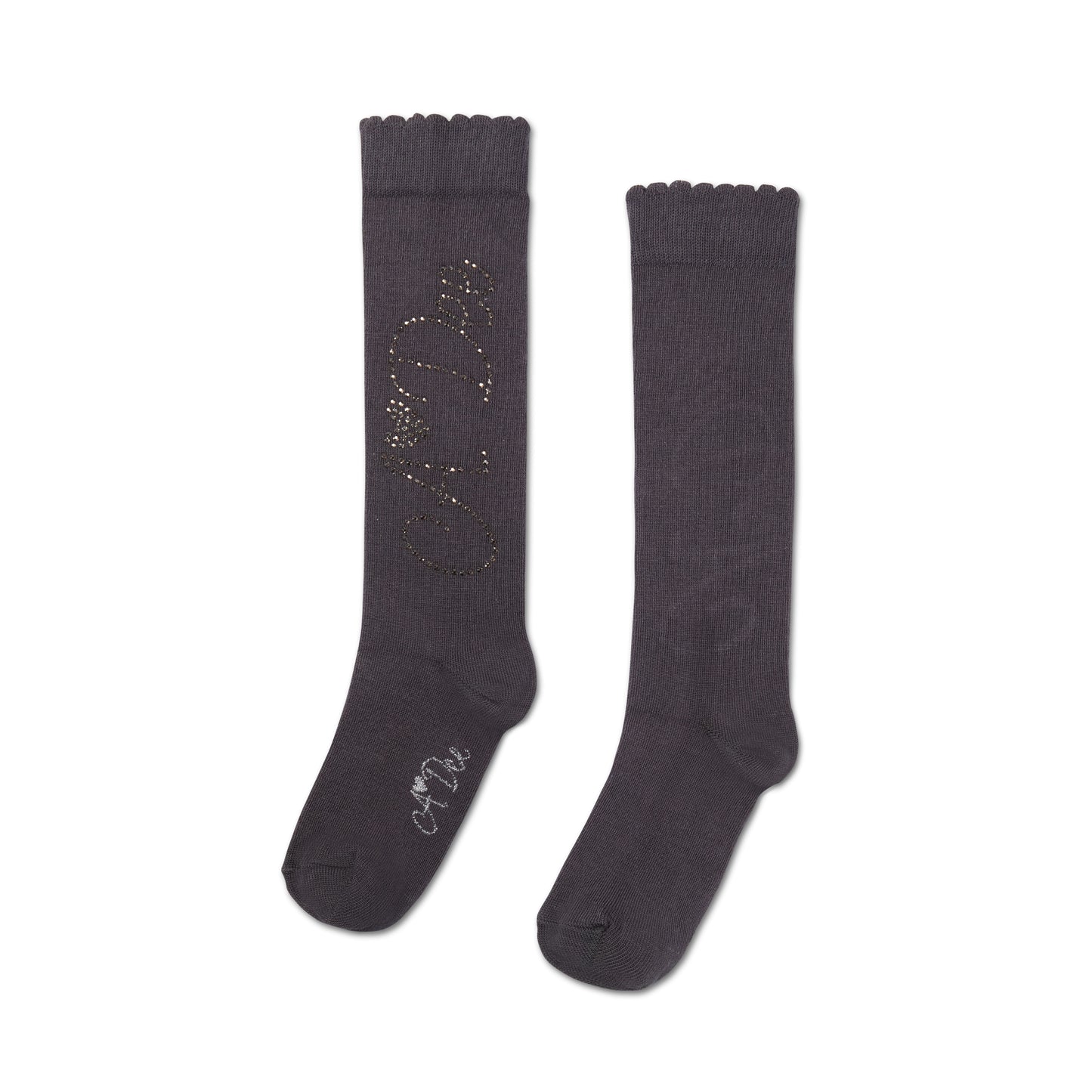 PRE ORDER ADee Girls Grey Knee High Sock Seren