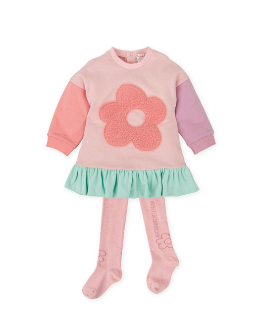 Agatha Ruiz de la Prada Pastel Contrast Dress & Tights 8328