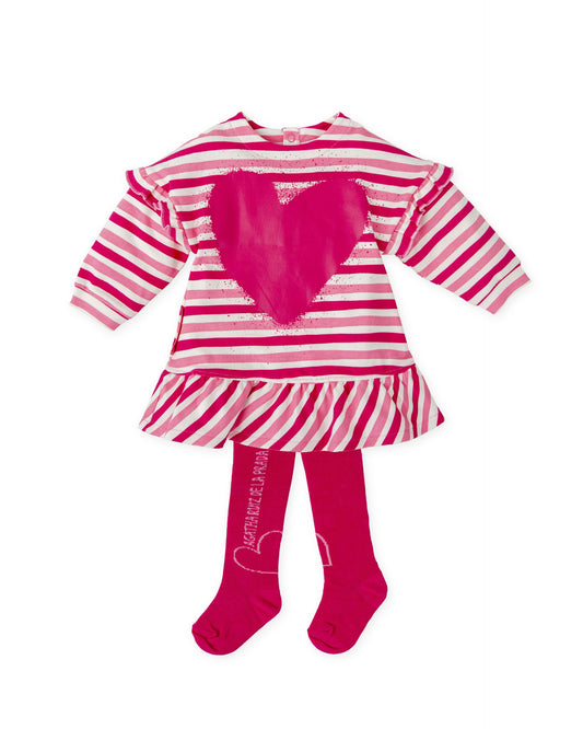 Agatha Ruiz de la Prada Stripe Dress & Tights 8283