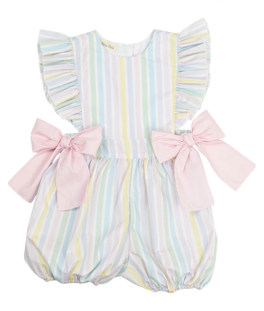 Meia Pata Striped Jumpsuit