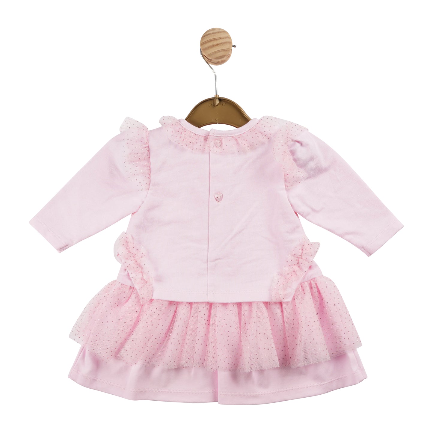 Mintini Baby Girls Pink Tulle Dress 6174 image 1