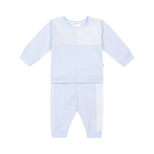 Deolinda Boys Pale Blue Stripe Tracksuit 6904