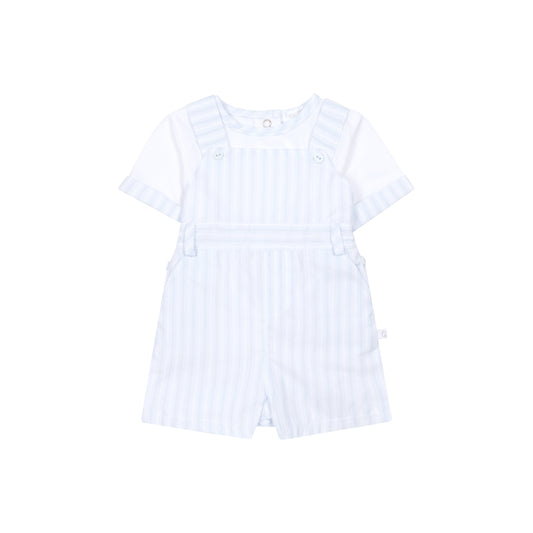 PRE ORDER Deolinda Boys Blue Stripe Dungaree Set 6610