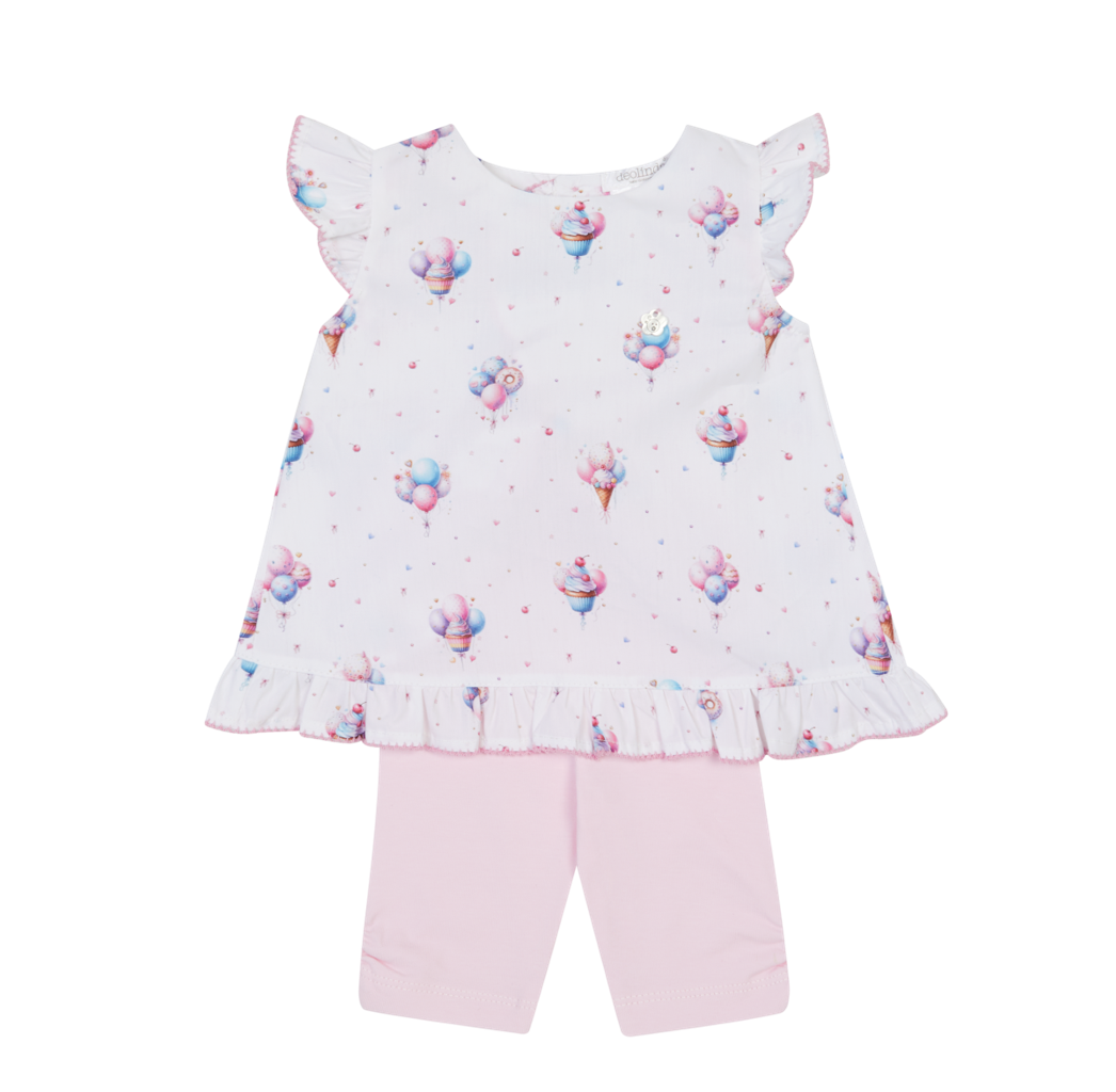 PRE ORDER Deolinda Pink Ice Cream Legging Set 6748