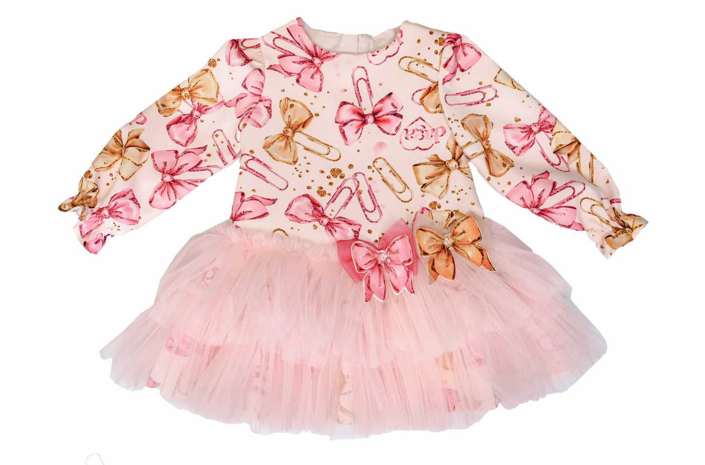 Daga Girls Pink Clip & Bow Tutu Dress 9961 image 0