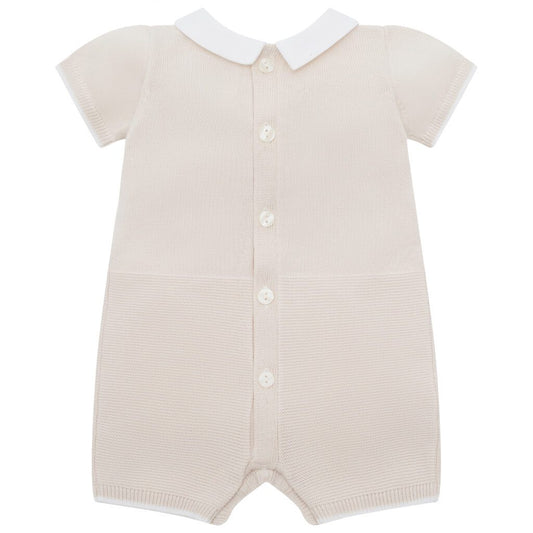 Emilie Et Rose Stone Knitted Romper Logan