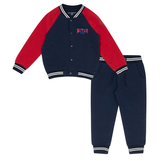 Mitch and Son Dark Navy Zipper Tracksuit Bonzo image 0