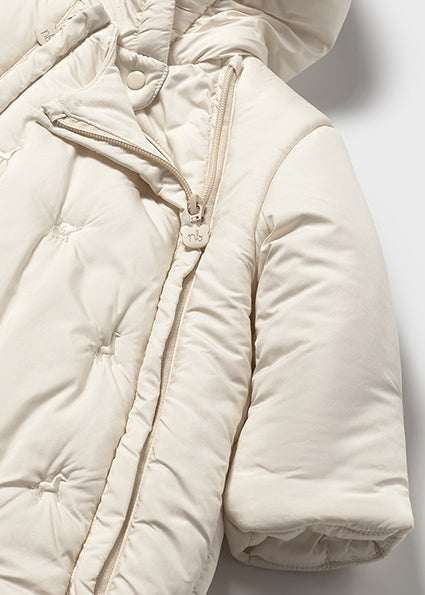 Mayoral Unisex Baby Light Beige Snowsuit 2603