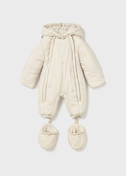 Mayoral Unisex Baby Light Beige Snowsuit 2603