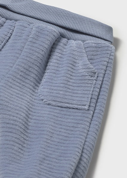 Mayoral Baby Boy Blue Corduroy Tracksuit With Hat 2624