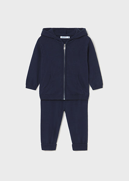 Mayoral Baby Boy Navy Knitted Tracksuit 2514