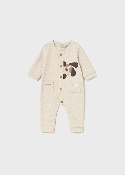 Mayoral Baby Boy Beige Graphic Onesie 2731