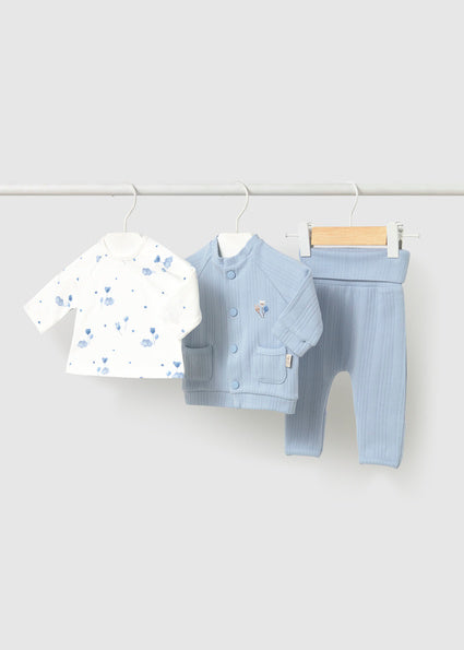 Mayoral Baby Boy Blue Ribbed Tracksuit 2653