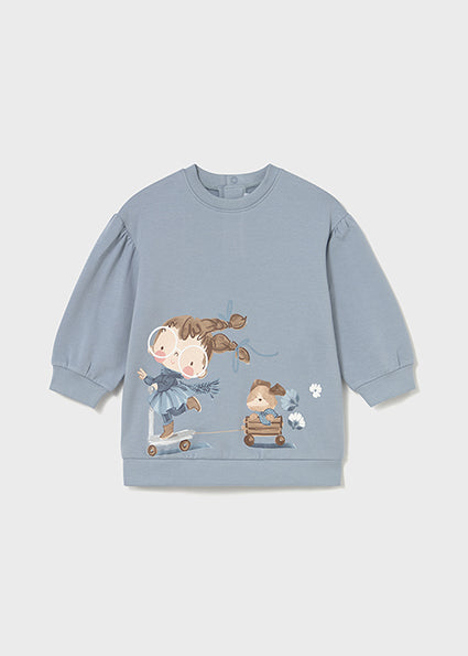 Mayoral Baby Girls Blue Jumper Dress 2921