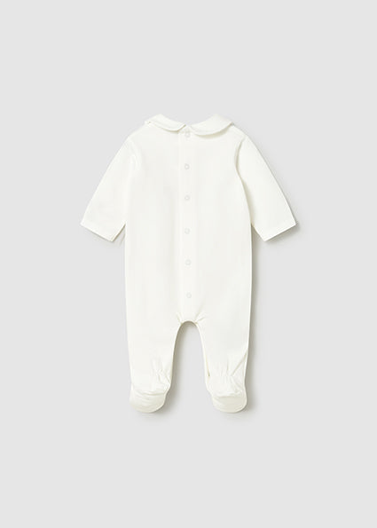 Mayoral Baby Girls Ivory Cream Romper 1743
