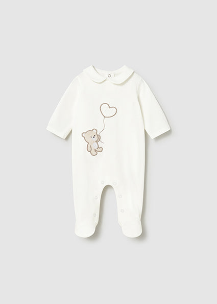 Mayoral Baby Girls Ivory Cream Romper 1743