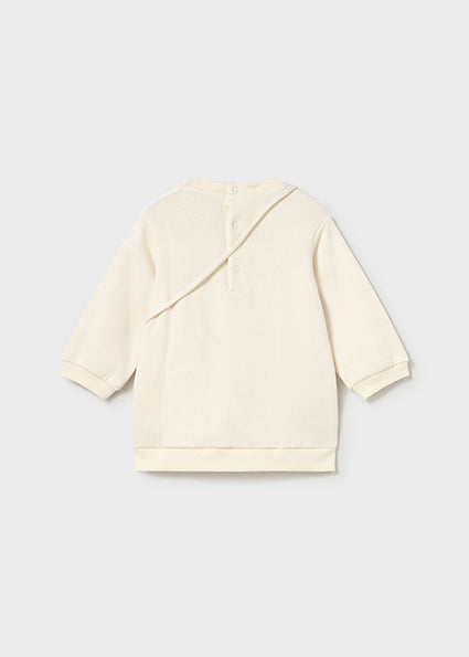 Mayoral Baby Girls Cream Fur Teddy Dress 2919