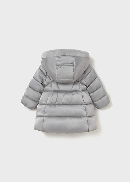 Mayoral Baby Girls Grey Long Jacket 2436