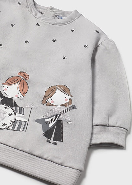 Mayoral Baby Girls Grey Jumper Dress 2921