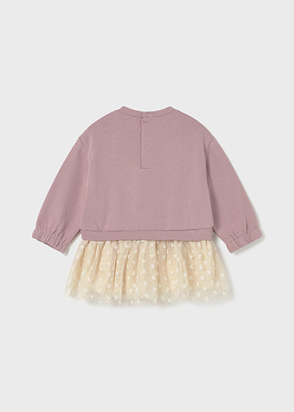Mayoral Baby Girls Pink Tulle Jumper Dress 2912