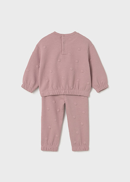 Mayoral Baby Girls Crystal Ribbed Tracksuit 2844