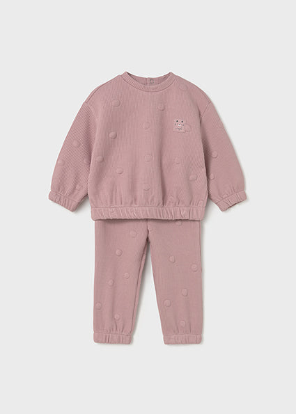 Mayoral Baby Girls Crystal Ribbed Tracksuit 2844