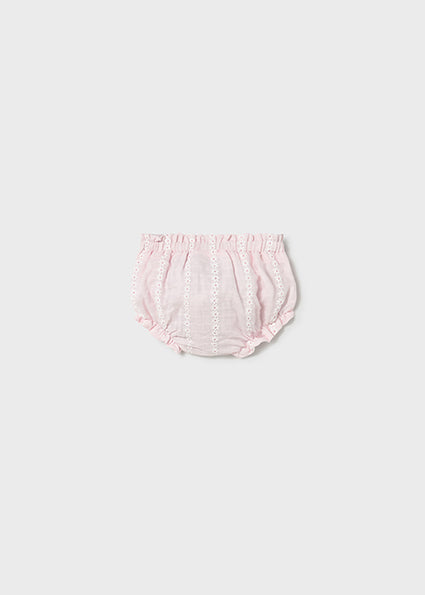 Mayoral Baby Girl Pink 3 Piece Pant Set 1287