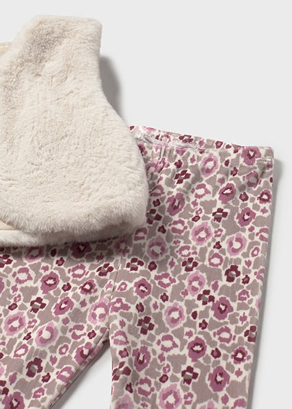 Mayoral Baby Girls Pink 3 Piece Legging Set 2739